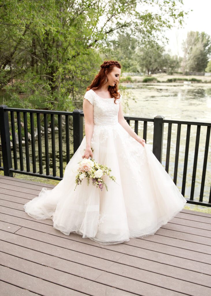 wedding dress swamp