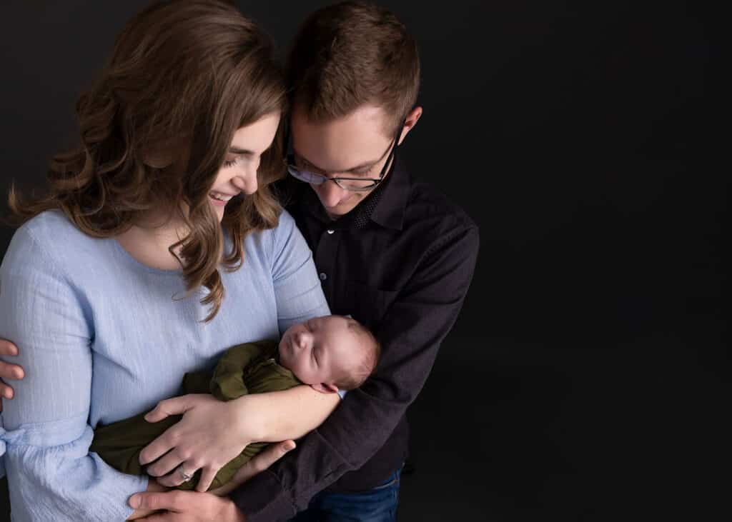 newborn family portrait