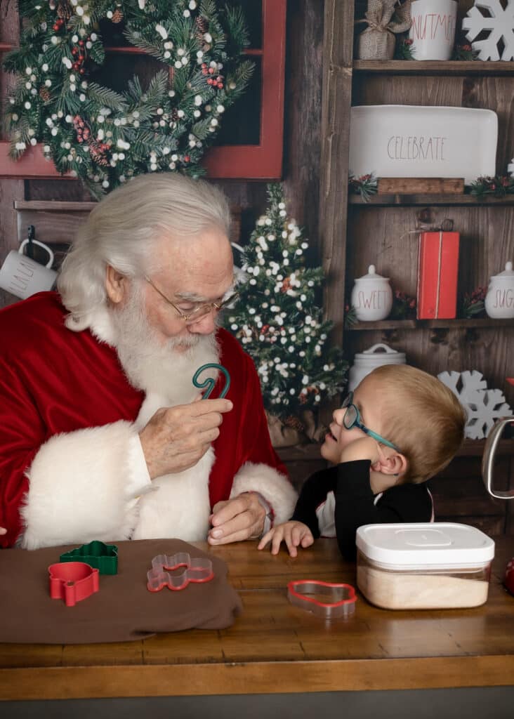 santa mini session by a utah county photographer