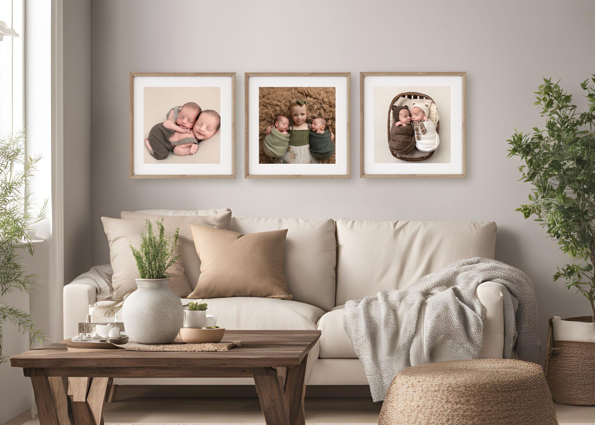 utah county newborn photographer home mockup fine art wall